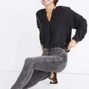 Madewell 10” High Rise Skinny Crop Jeans in Oakwood Size 27